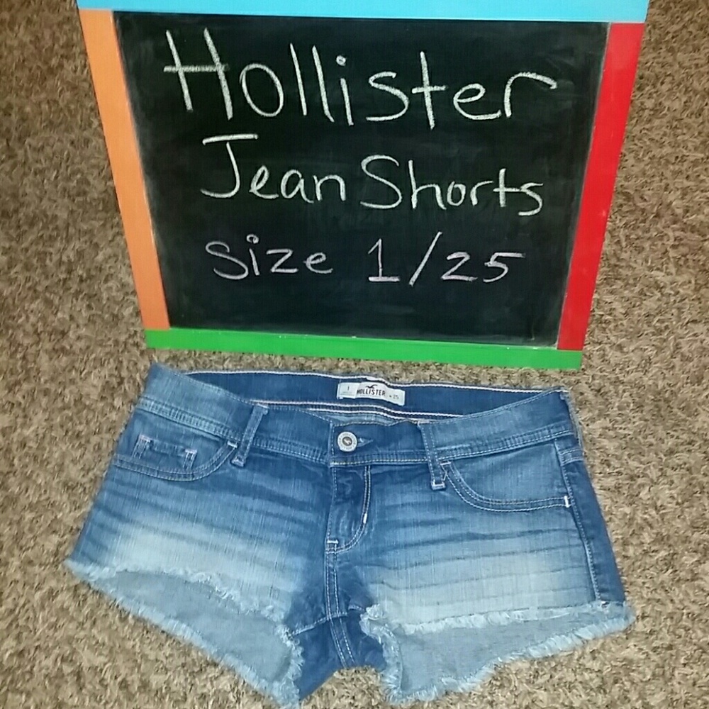 Hollister jean shorts